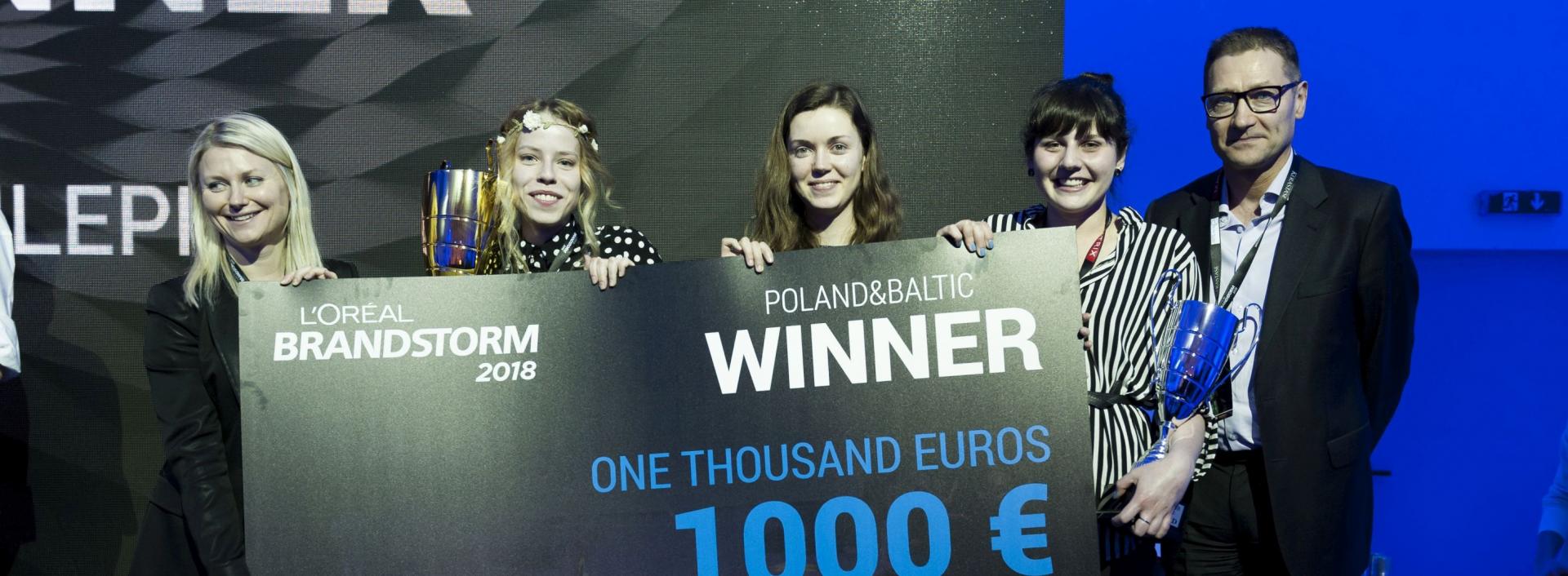Polskie studentki z nagrodą główną regionalnego szczebla LOreal Brandstorm 